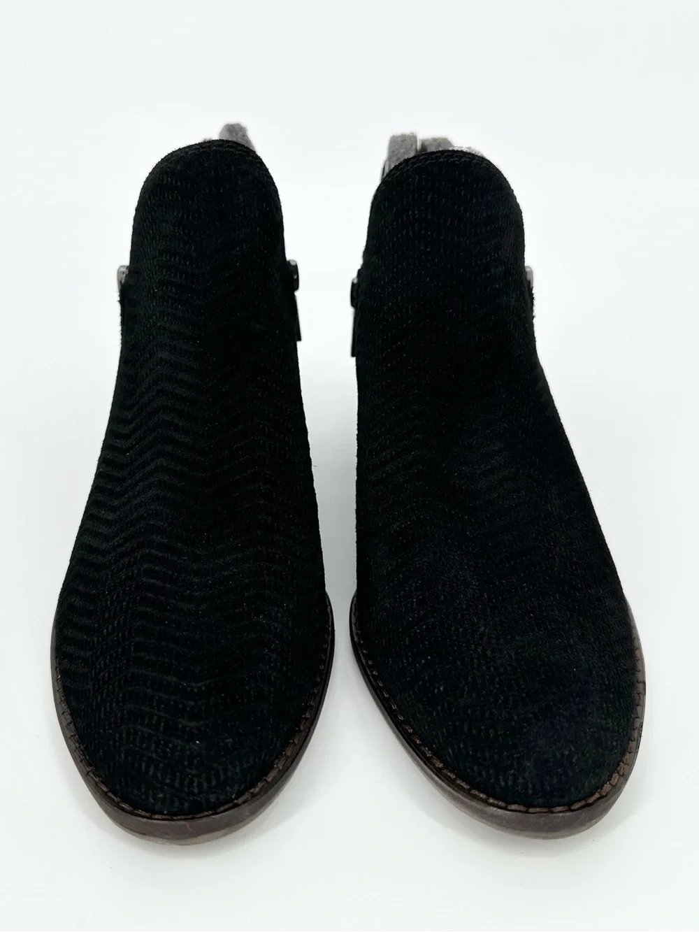 Lucky Brand Fhuna Ankle Bootie Suede Black